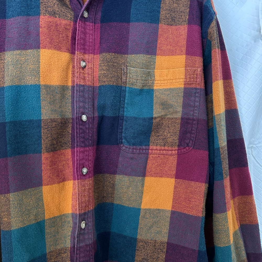 Structure Multicolor Plaid Button Down Shirt - image 5